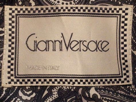 chemise versace vintage|vintage gianni versace label.